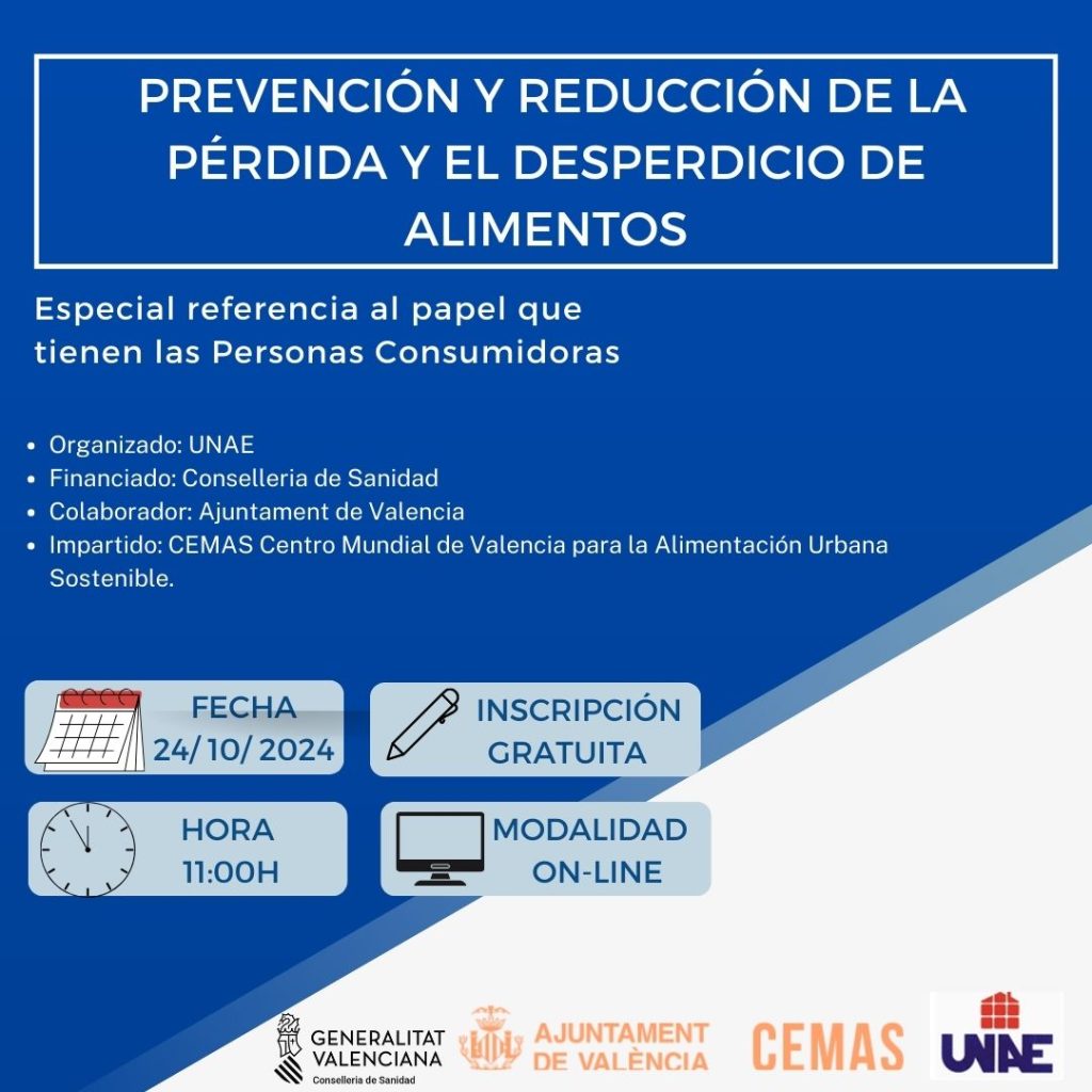 JORNADA SOBRE PREVENCIÓN Y REDUCCIÓN DE LA PÉRDIDA Y EL DESPERDICIO DE ALIMENTOS